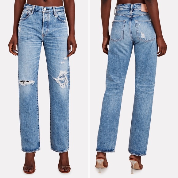NWT ✨MOUSSY✨ Plymouth Straight Leg Jean in 110 Blue Sz 24 - Picture 6 of 16